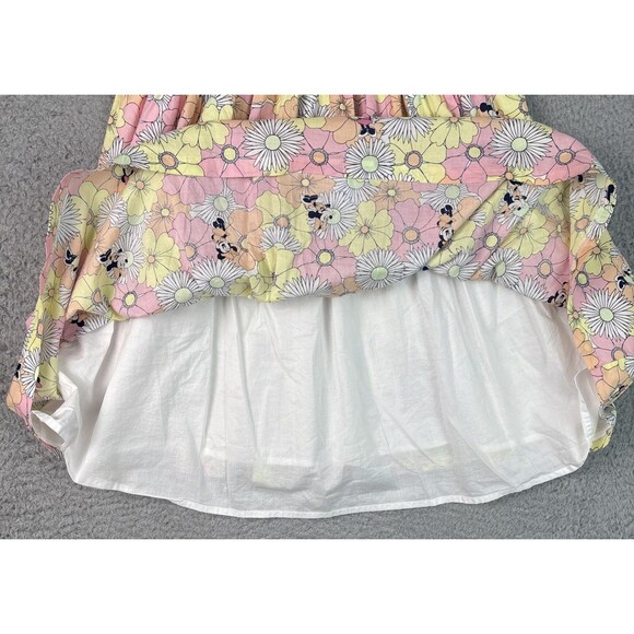 Disney X JANIE AND JACK Minnie Mouse Summer of Love Multi Floral Dress Size 10 - Picture 8 of 11